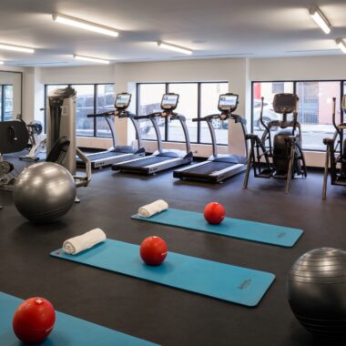 Fitness center with cardio equipment